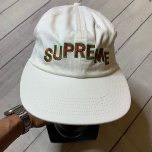 Supreme Stepped Arc 6-Panel Hat